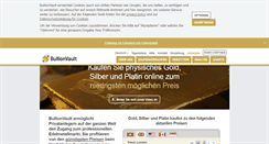 Desktop Screenshot of gold.bullionvault.de
