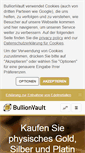 Mobile Screenshot of gold.bullionvault.de