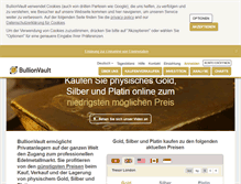 Tablet Screenshot of gold.bullionvault.de