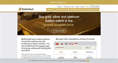 Desktop Screenshot of bullionvault.com