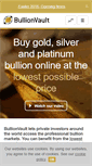 Mobile Screenshot of bullionvault.com